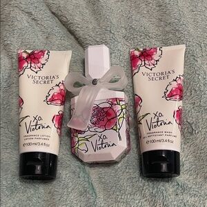 Victoria's Secret Pink Floral Fragrance Trio NEW; unboxed but full ‘XO, Victoria